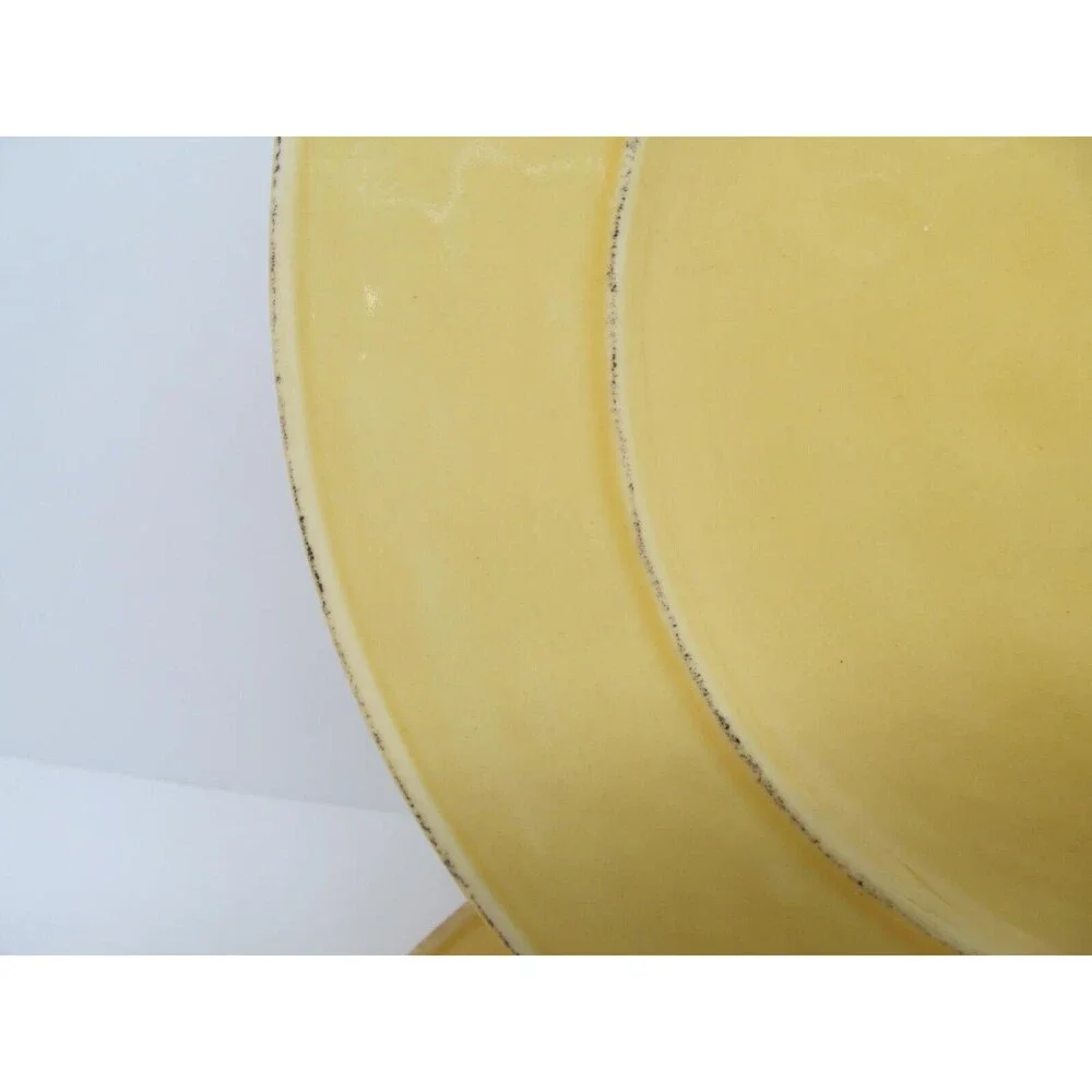 Pier 1 Mango Yellow Set Of 4 Rustic 10 3/4